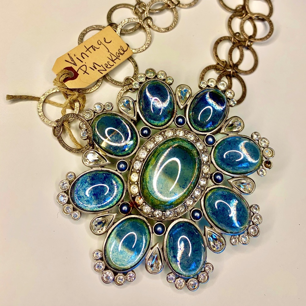 Vintage Pin Necklace